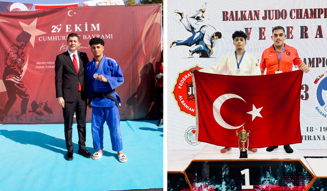 Diyarbakırlı sporcu Balkan ikincisi