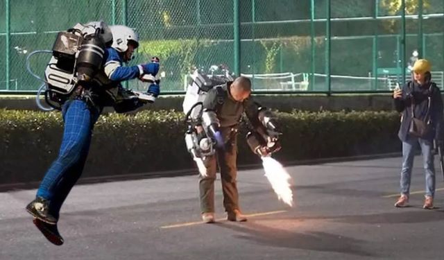 Bu sırt çantası uçuruyor; Saatte 100 km hız yapıyor