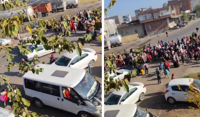 Diyarbakır’da veliler yol kapattı: Çocuklarımız ölümle burun buruna!