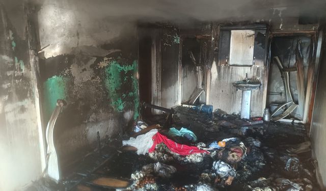 Diyarbakır’da yangın faciası: Bir ailenin evi kül oldu!