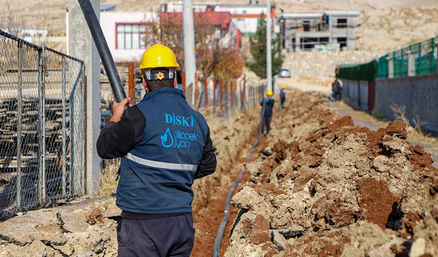 DİSKİ’den Silvan’a 5 yıllık su sorununu bitirecek hamle