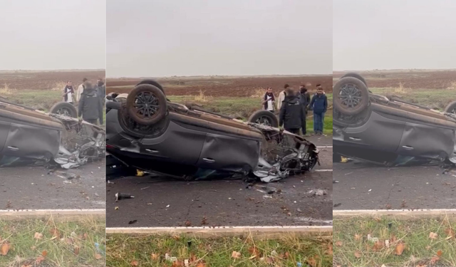 Diyarbakır'da kontrolden çıkan araç takla attı: 1 yaralı