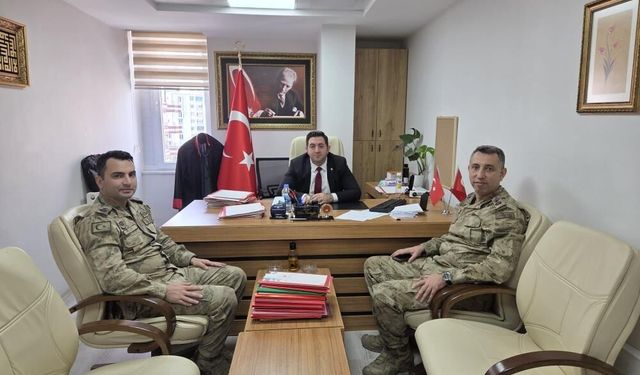 Diyarbakır Ergani’de Hakim Tosunoğlu’na komutanlardan ziyaret