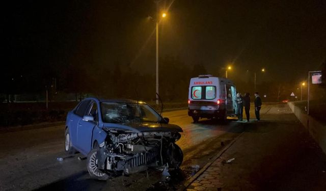 Aynı anda aynı caddede 4 kaza