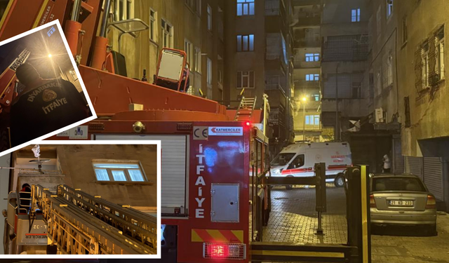 Diyarbakır’da panik dolu anlar: Kapı açılmayınca itfaiye devreye girdi