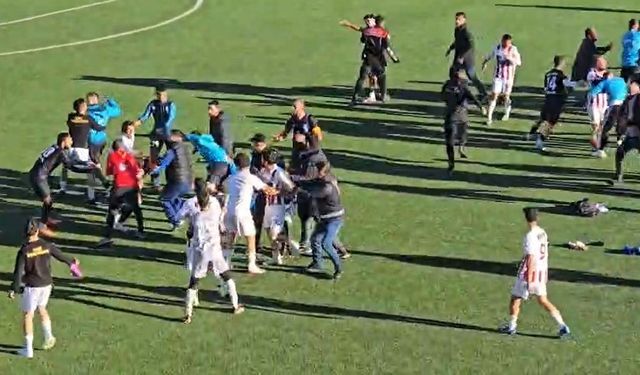 Elazığ'daki maçta yumruklar konuştu