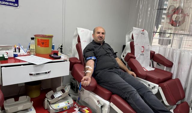 Diyarbakırlı Mutlu Demirci 13 yıldır düzenli kan bağışlıyor