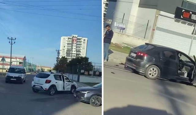 Diyarbakır'da otomobiller çarpıştı: Yaralılar var