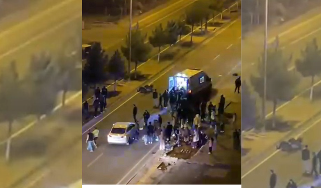 Diyarbakır'da araç ile motosiklet çarpıştı