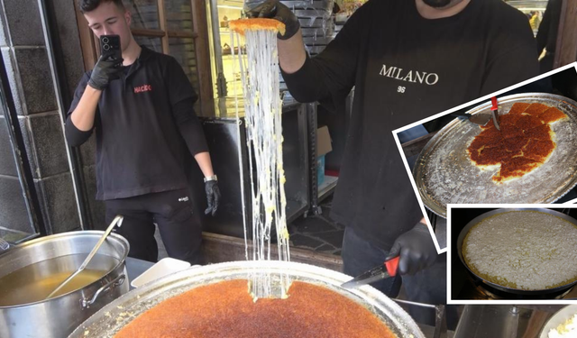 Diyarbakır Sur’da ayaküstü tatlı trendi: Herkes bu künefeyi soruyor