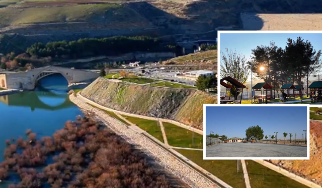 Malabadi Köprüsü yanında yeni mesire alanı ziyarete açıldı