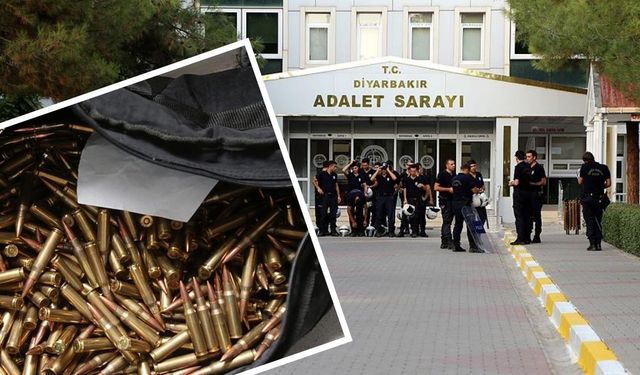 Diyarbakır Adliyesi’nde skandal: Emanet deposundan 793 mermi kayboldu