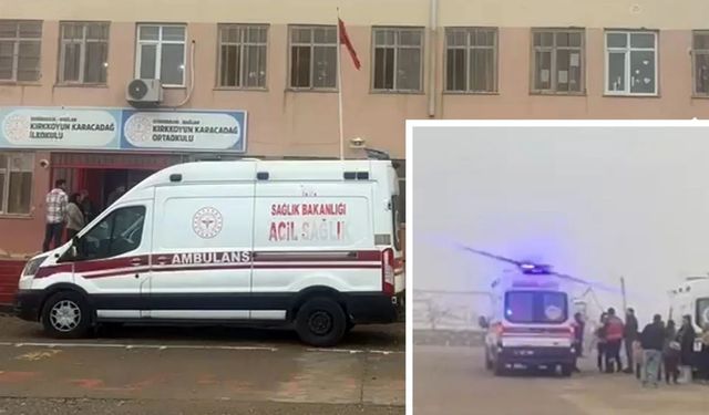 Diyarbakır’da okulda zehirlenme vakası: Çok sayıda öğrenci hastanelik oldu