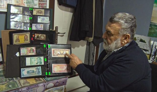 40 yıllık para koleksiyonunu Gazze için satacak