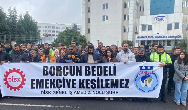 DİSK Diyarbakır: SGK kesintileri çalışanları mağdur ediyor