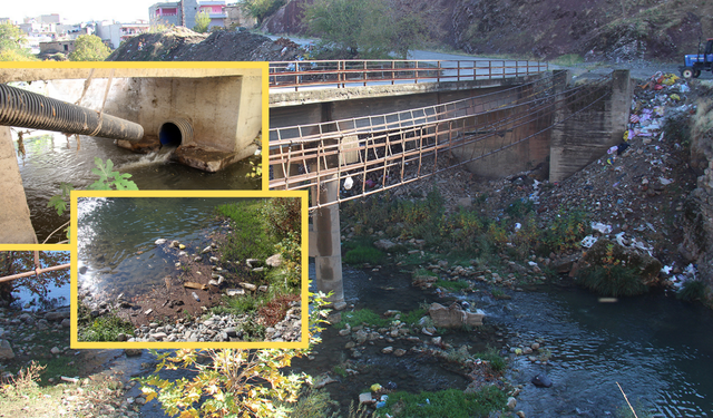 Diyarbakır Çermik’te Sinek Çayı bakımsızlığa terk edildi