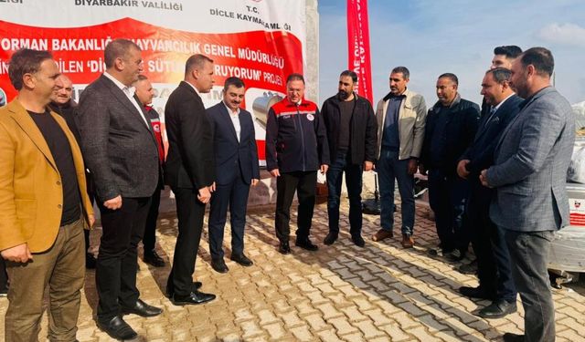 Diyarbakır’da çiftçilere destek: Yüzde 75 hibeli süt soğutma tankı dağıtıldı