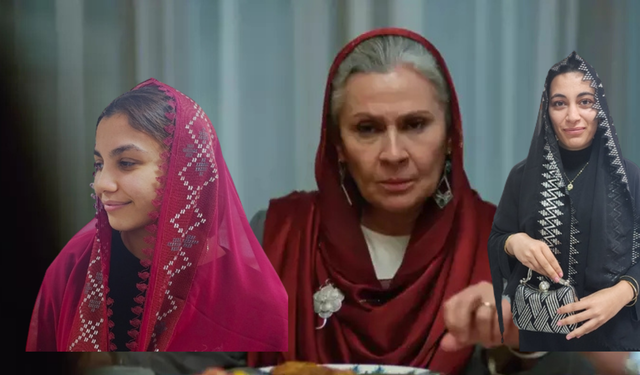 Diyarbakır’da Hanımağa 'Sadakat Albora'nın taktığı tel kırma şala yoğun ilgi