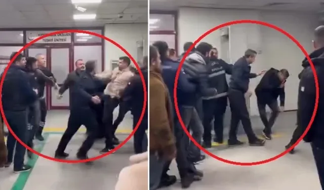 Diyarbakır'da hastanede dehşet anları: Acil serviste bıçaklı, tekmeli ve yumruklu kavga