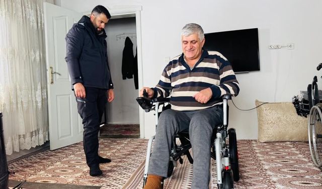 Ankara'da Şırnak'a akülü araba desteği