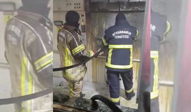 Diyarbakır’da enerji tesisinde yangın: Facia kıl payı atlatıldı