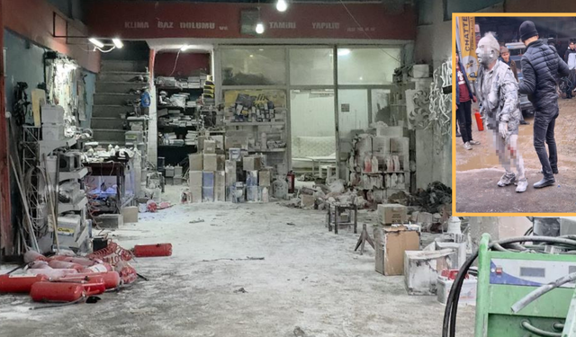 Diyarbakır’da oto sanayide şiddetli patlama: Yaralılar var