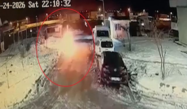 Diyarbakır’da hakim ve savcı lojmanlarına yakın sitede EYP patlaması kamerada