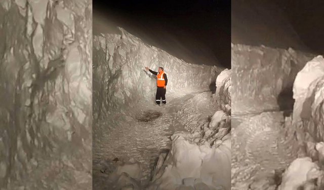 Son yılların en sert kışı: Diyarbakır’ın o ilçesinde kar 3 metreyi aştı