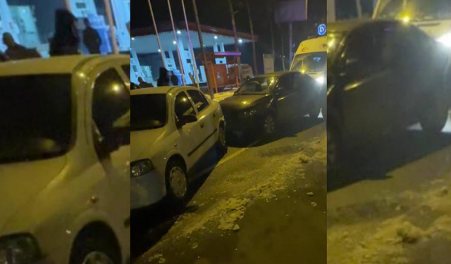 Diyarbakır’da kaygan yol kazaya neden oldu: 1 yaralı