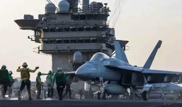 Kızıldeniz’de gerilim tırmanıyor: ABD savaş uçağı denize düştü