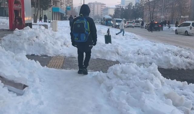 Diyarbakır’da okul yolu çileye döndü!