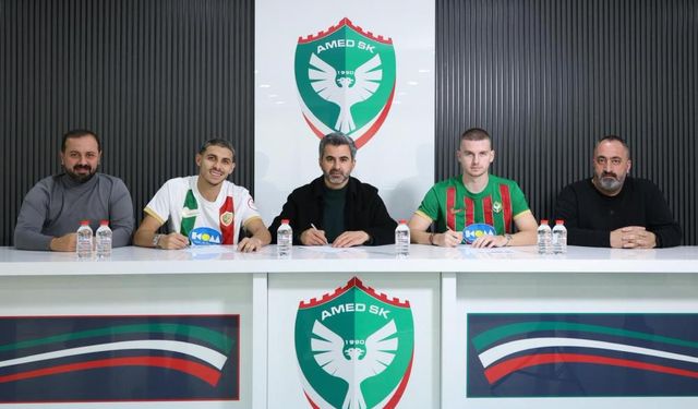 Lider Amedspor’dan iki bomba transfer!