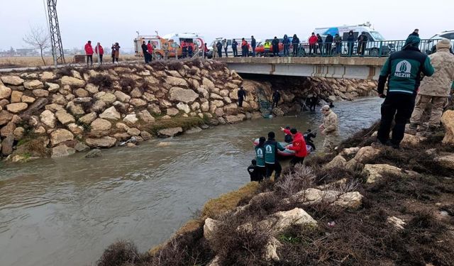 Sulama kanalına düşen kayıp sürücüden 5 gündür haber yok