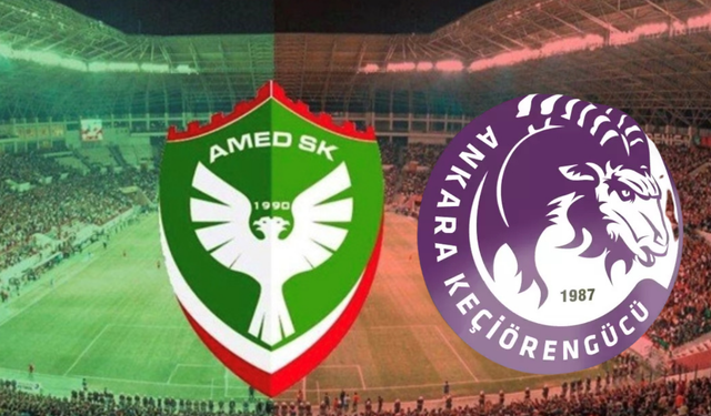 Amedspor, deplasmanda şampiyonluk peşinde: Keçiörengücü ile karşılaşıyor
