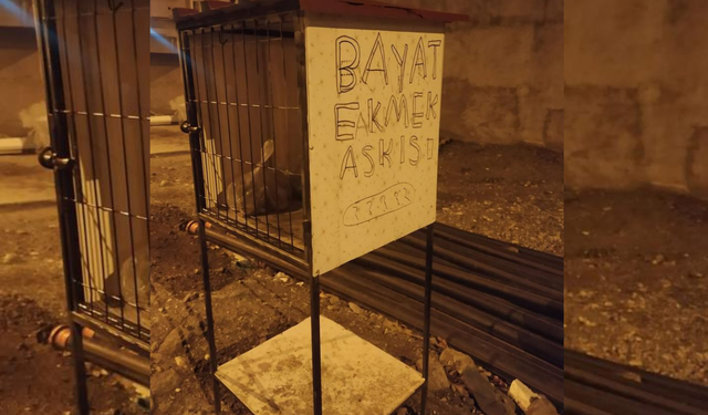 Diyarbakır’da israfla mücadele: Bayat ekmekler için özel dolap