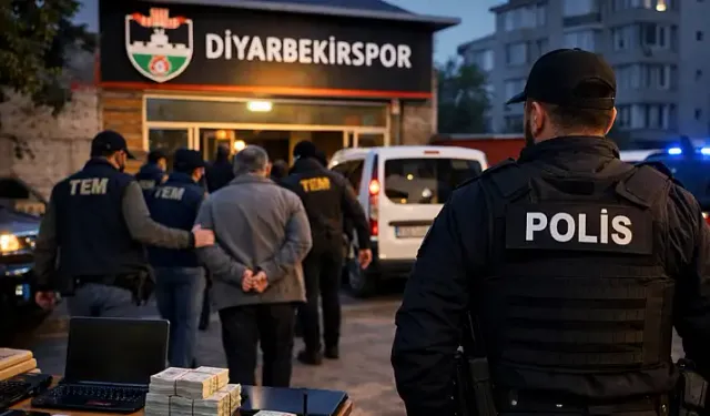 Diyarbekirspor’a yasa dışı bahis operasyonu: Kulübe el konuldu!