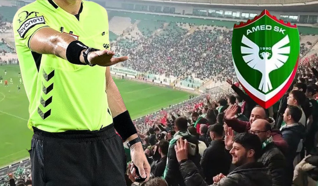 Amedspor taraftarıdan hakem isyanı: Bu karar maçı bitirdi