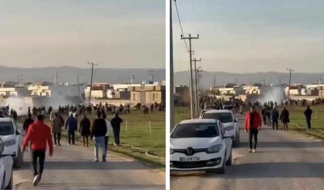 Mardin’de iki aile birbirine girdi: Taş ve sopalar havada uçuştu