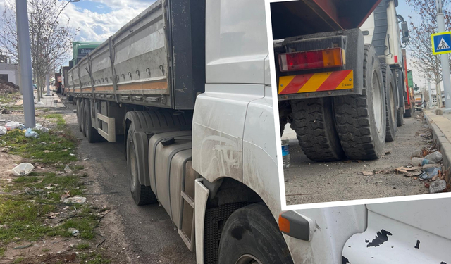 Diyarbakır’da Park halindeki TIR’lar tehlike saçıyor!