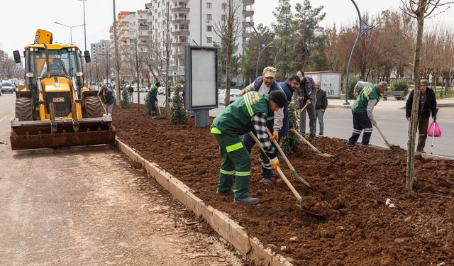 Diyarbakır’da Selahattin Eyyubi Bulvarı yenilendi