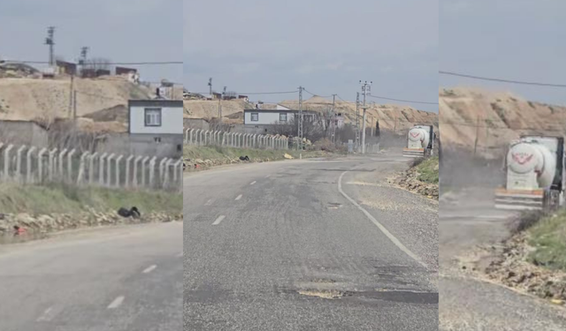 Diyarbakır’da yolda oluşan çukurlar kazaya davetiye çıkartıyor