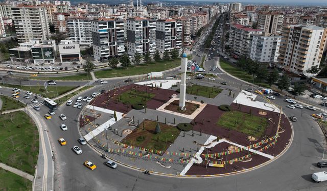 Diyarbakır’da Dünya Kavşağı’na su dostu kurakçıl peyzaj dokunuşu
