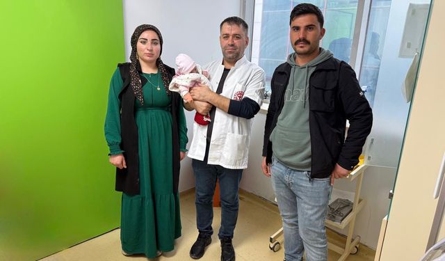 Minik mucize Diyarbakır’da hayata tutundu!