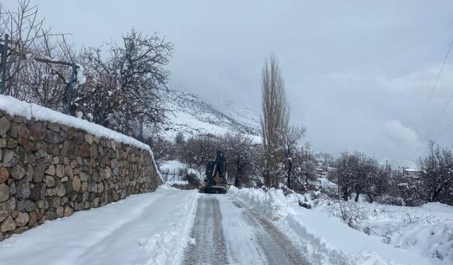 Karla mücadelede yoğun çalışma
