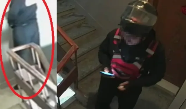 Pes dedirten olay: Kurye, sipariş getirdiği binaya idrarını yaptı!