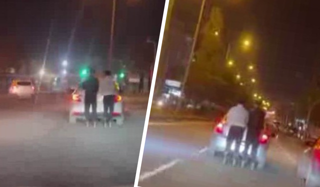 Diyarbakır’da Azrail ile yarış: Patenli gençlerin ölümle dansı!