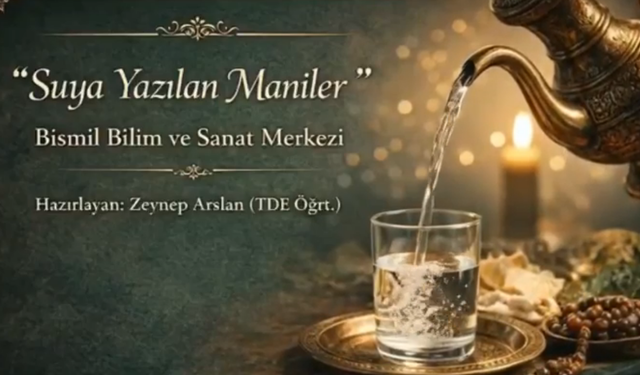 Diyarbakır Bismil’de “Suya Yazılan Maniler” projesi