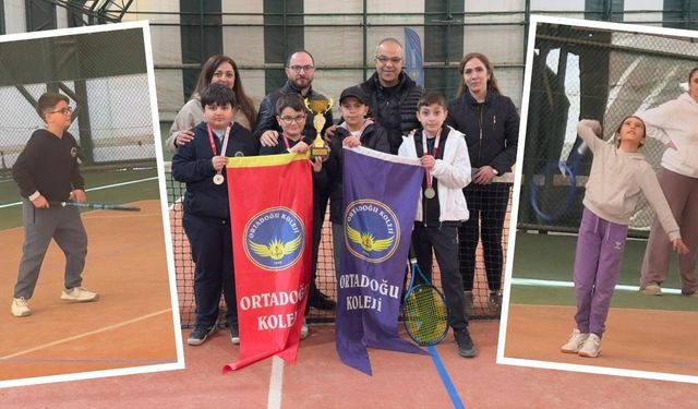 Diyarbakır’da Kortta Ortadoğu Rüzgarı: Minik Tenisçilerden Çifte Kupa!