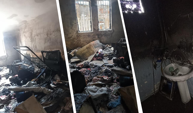 Diyarbakır Bağlar’da korkutan yangın: Bir ev küle döndü!