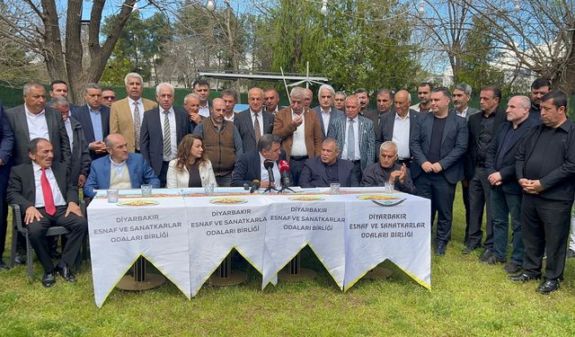 Diyarbakır esnafından kritik uyarı; Huzur olmadan ticaret olmaz